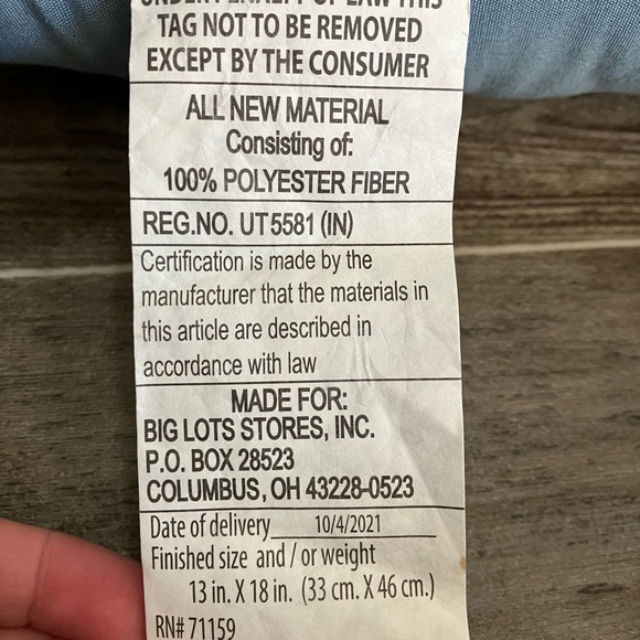 Vintage Style Blue Truck Pillow - Picture 2 of 5